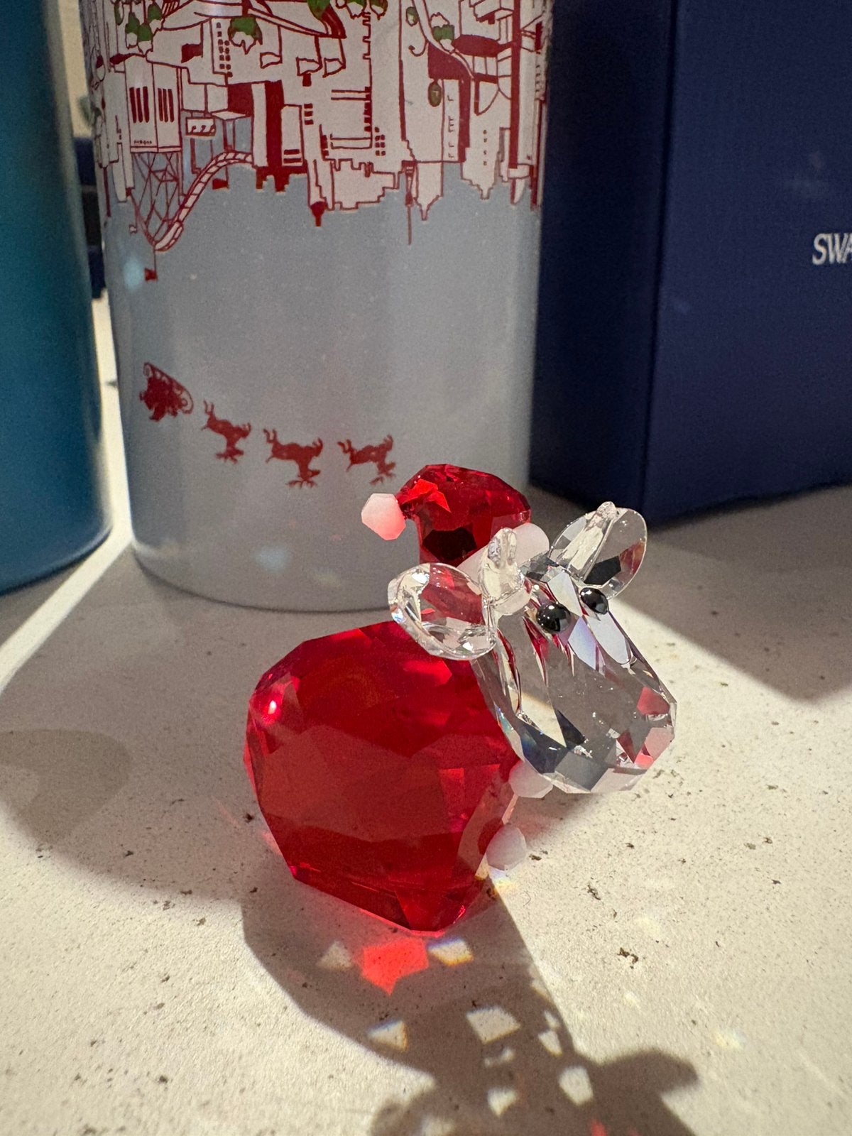 Swarovski Santa Mo, Verzamelen, Ophalen of Verzenden, Zo goed als nieuw, Figuurtje