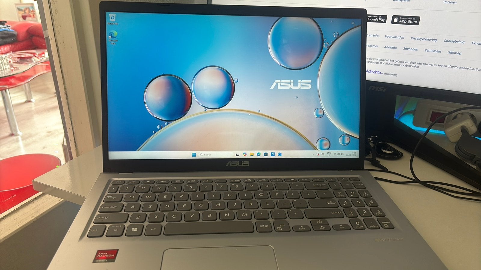Asus - M515UA Te koop, Computers en Software, Windows Laptops, Ophalen, Zo goed als nieuw, ASUS