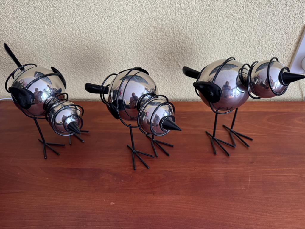 3 grappige  decoratieve kuikens/ vogels, Ophalen