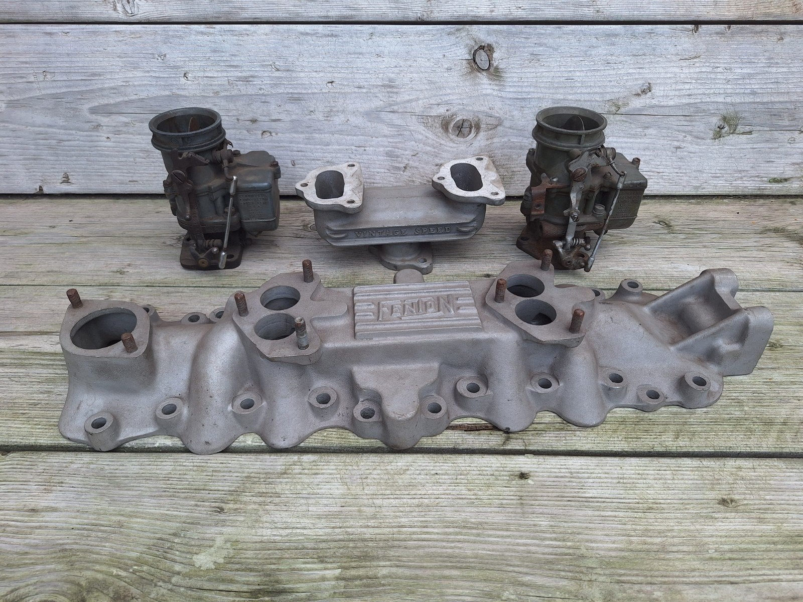 Ford Flathead V8 intakes en carburators, Auto-onderdelen, Ophalen of Verzenden, Gebruikt, Amerikaanse onderdelen