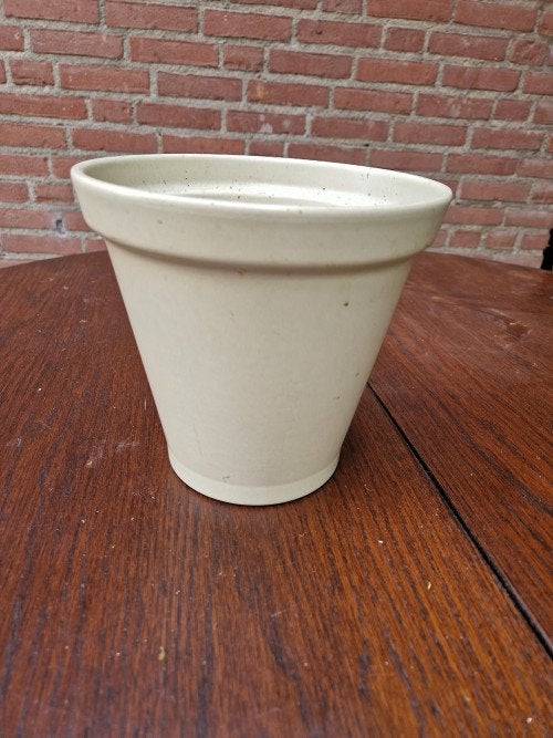 bloempot creme geel, Ophalen of Verzenden, 'T Olde Gre-j, Info@toldegrej.nl, Endepoelstraat 20f Didam