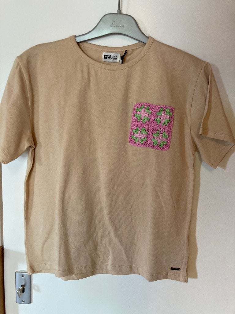 NO WAY MONDAY shirt beige nieuw mt 152, Meisje, Nieuw, Ophalen of Verzenden, Shirt of Longsleeve