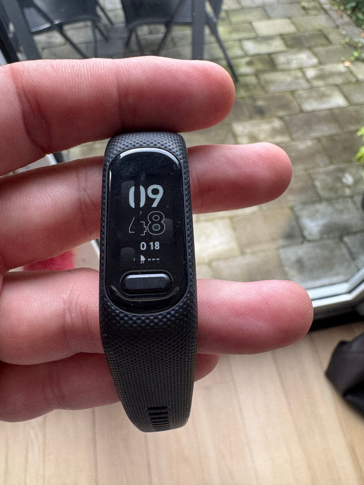 Garmin Vivosmart 5 Smart Fitness Tracker - Zwart (Maat L), Verzenden, Zwart, Zo goed als nieuw, Waterdicht