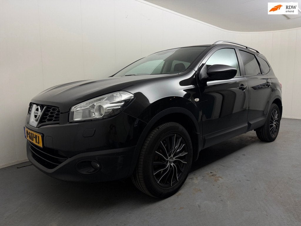 Nissan Qashqai +2 2.0 Tekna # Pano # Camera # Trekhaak # Nav, Euro 5, 7 stoelen, Zwart, Leder