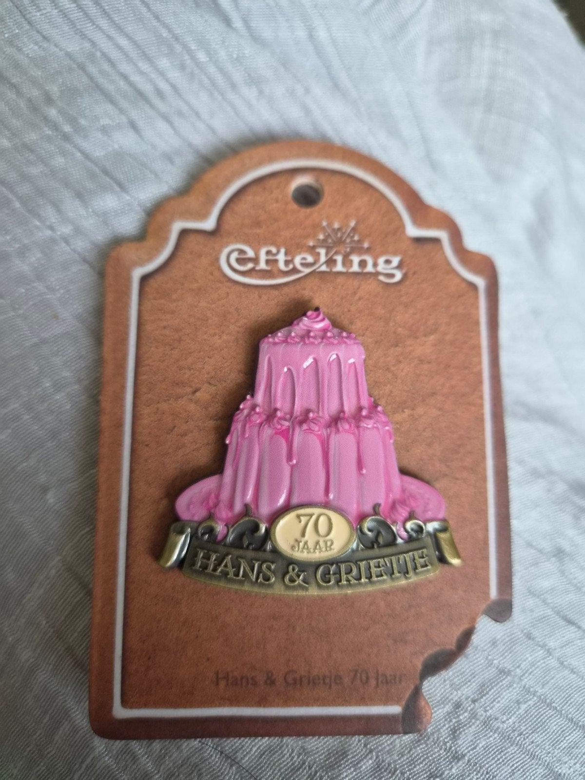 Efteling pin, Verzamelen, Efteling, Ophalen, Zo goed als nieuw, Button of Speldje
