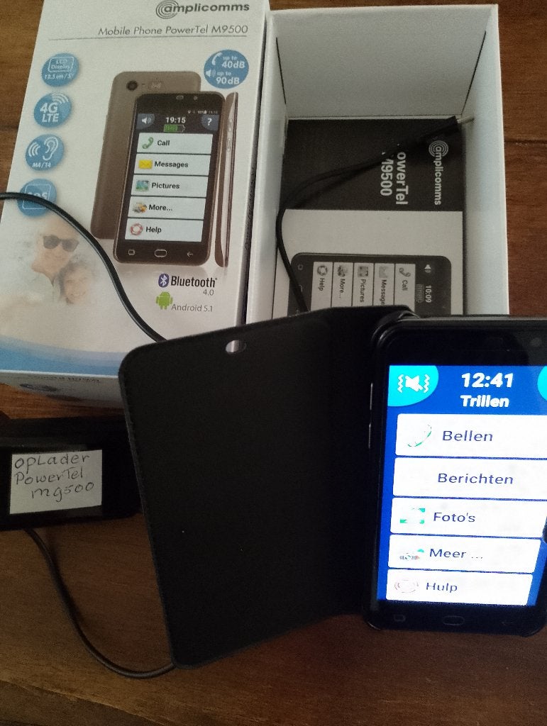 Amplicomms M9500 Leuke Senioren Telefoon, Telecommunicatie, Mobiele telefoons | Overige merken, Ophalen of Verzenden, Zo goed als nieuw