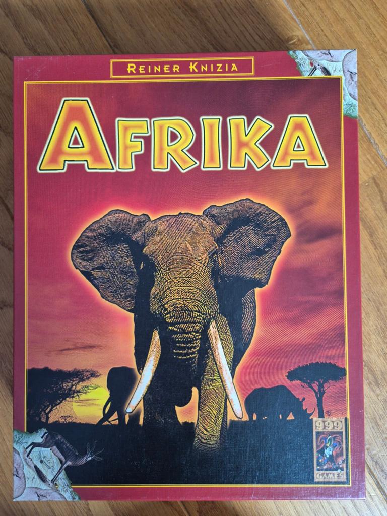 Afrika bordspel van Reiner Knizia (999 Games), Hobby en Vrije tijd, Gezelschapsspellen | Bordspellen, Vijf spelers of meer, Ophalen of Verzenden