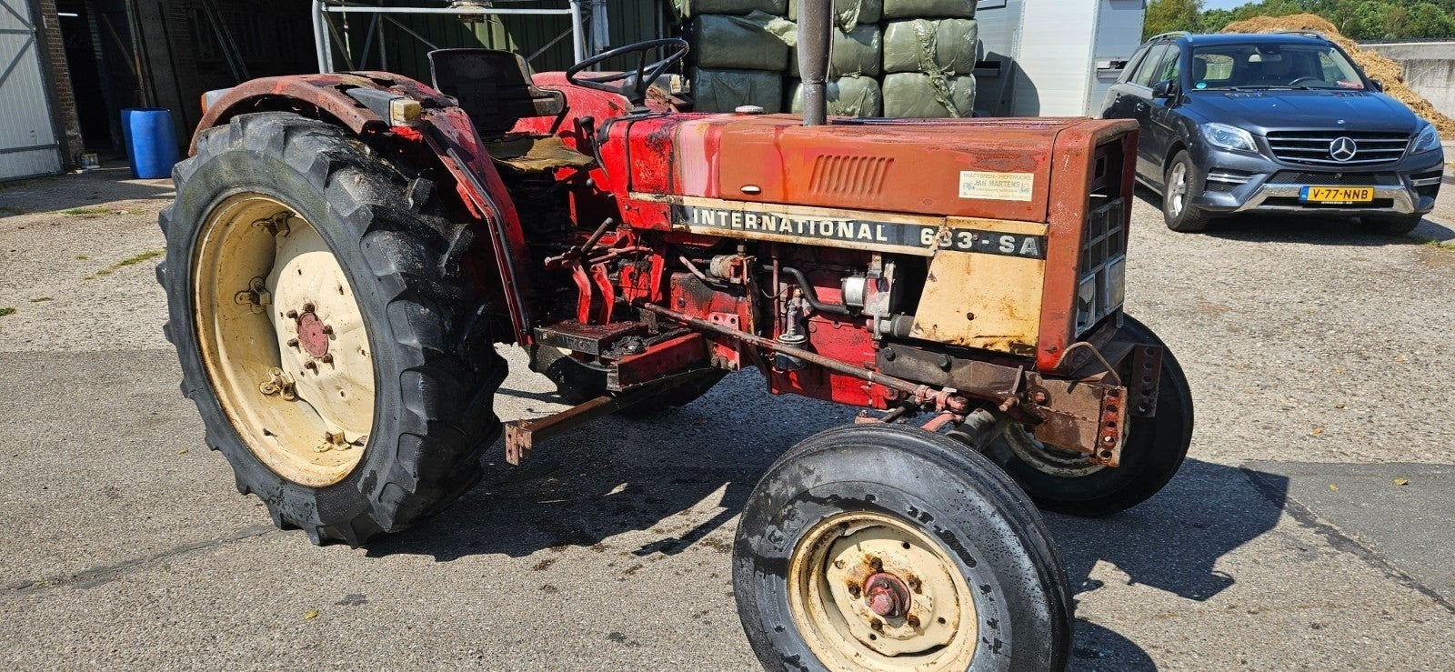 international 633 met kenteken, Zakelijke goederen, Ophalen, Gebruikt, Tot 80 Pk, Case IH
