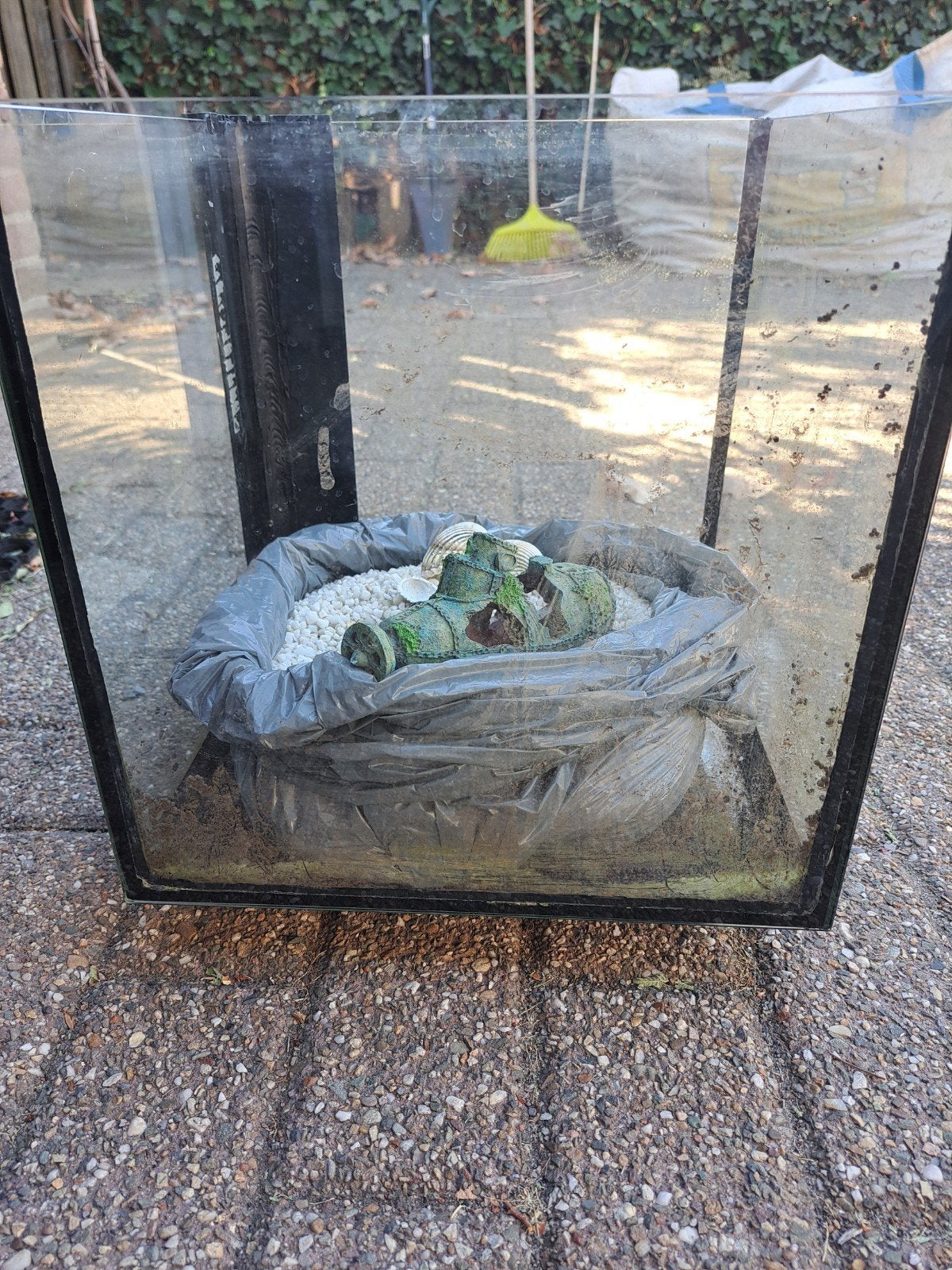 Aquarium met witte steentjes, Ophalen, Gebruikt, Overige typen