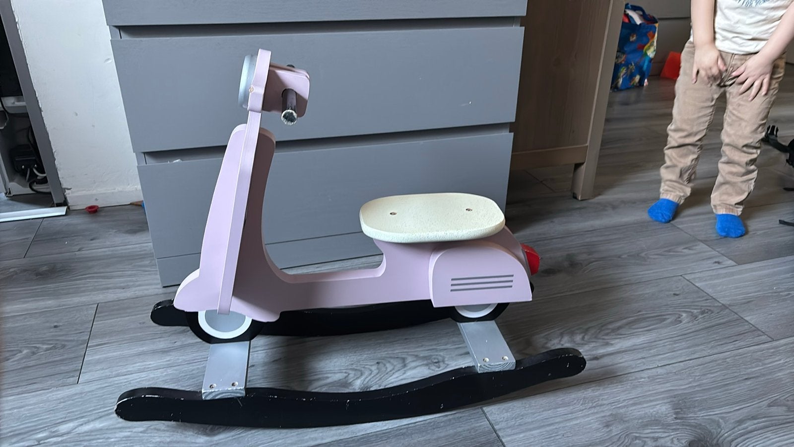 Hobbel scooter roze, Ophalen, Gebruikt