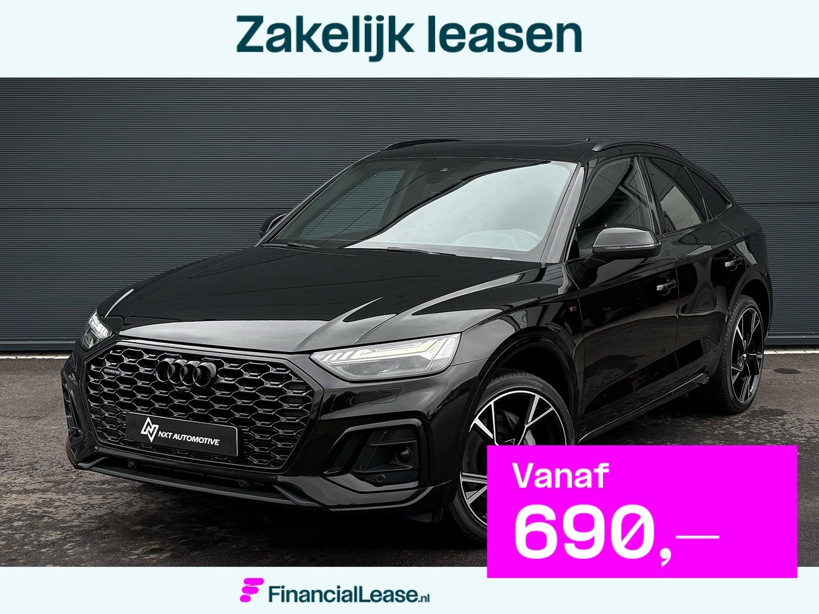 Audi Q5 Sportback 50 TFSI e 3X S Line Panorama, LED Matrix,, Auto's, Audi, Bedrijf, Lease, Financial lease, Q5, 4x4, ABS, Achteruitrijcamera