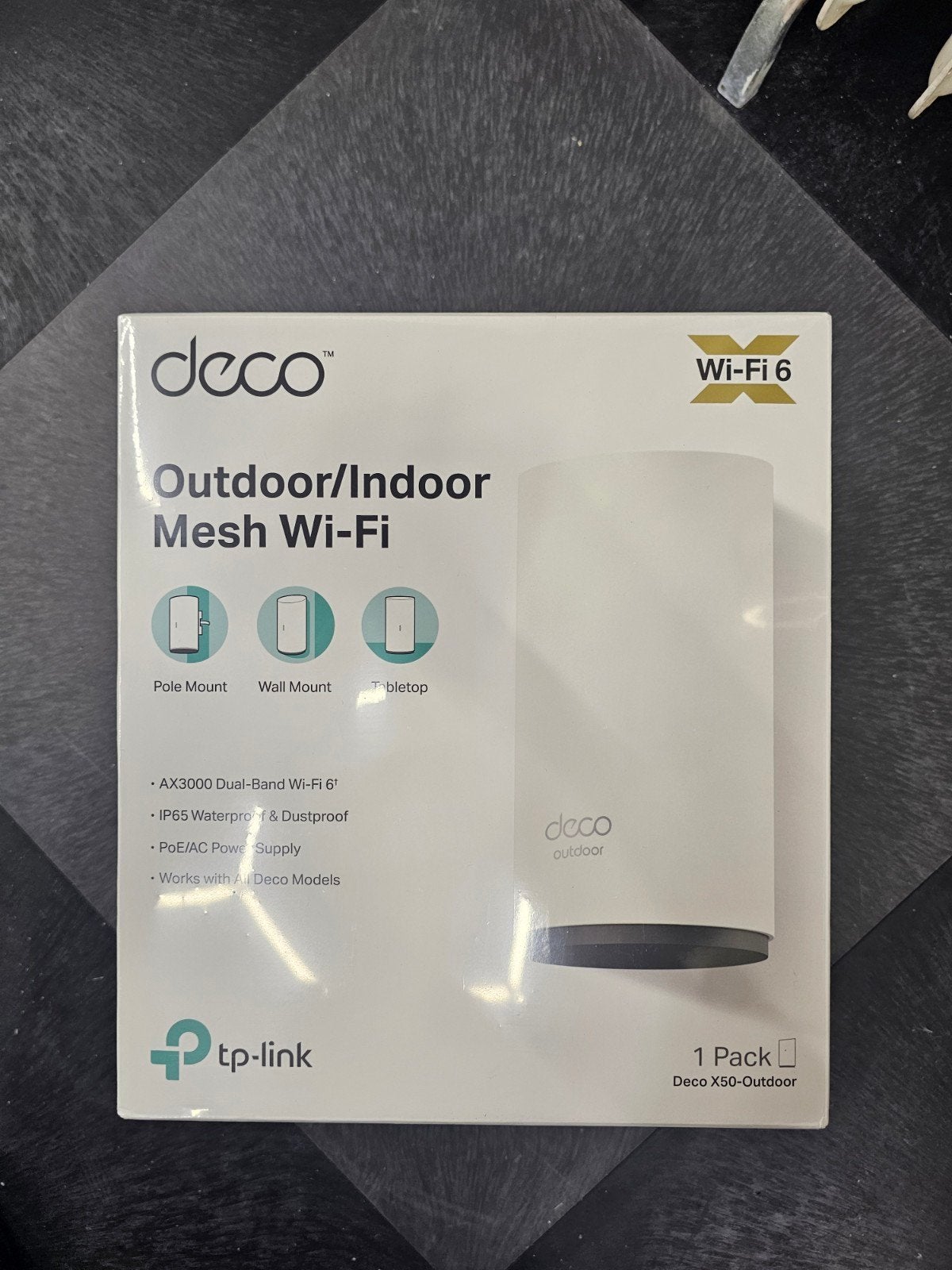 TP-Link Deco X50 Outdoor Mesh Wi-Fi 6 Unit - Nieuw, Ophalen of Verzenden, Nieuw, Router, TP-Link