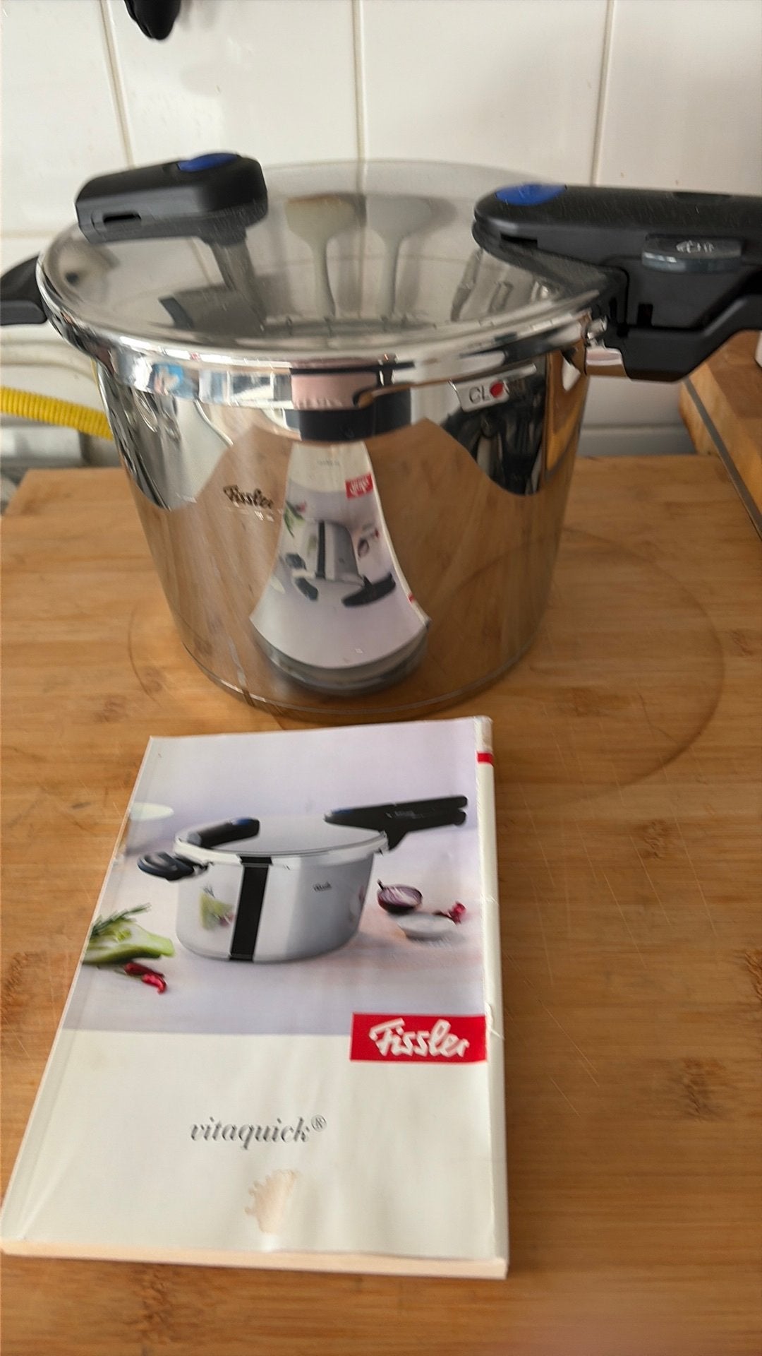 Fissler Vitaquick Snelkookpan - Zo goed als nieuw, Huis en Inrichting, Keuken | Potten en Pannen, Ophalen, Zo goed als nieuw, Rvs