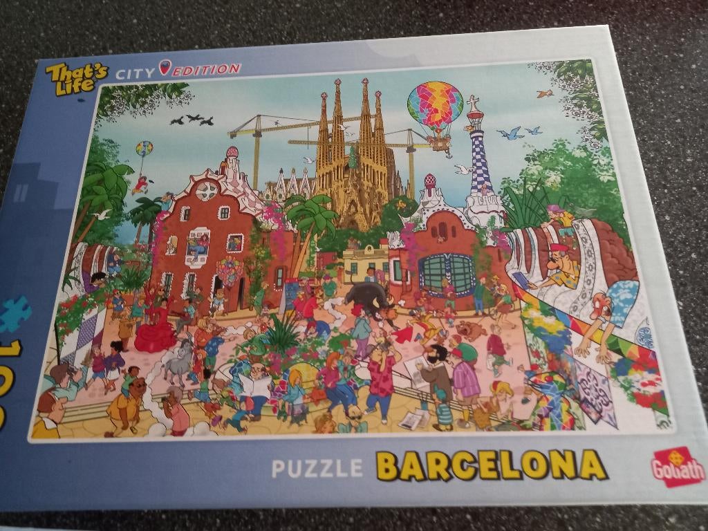 Legpuzzel Barcelona, Ophalen, 500 t/m 1500 stukjes, Zo goed als nieuw, Legpuzzel