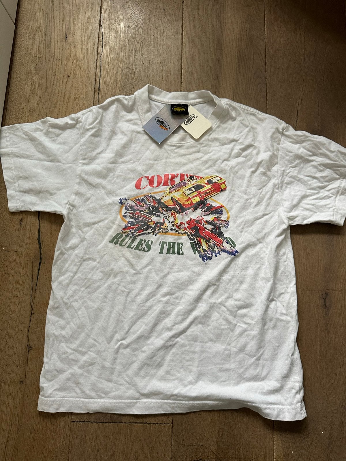 Corteiz T-shirt wit met print - Maat XS, Ophalen of Verzenden, Nieuw, Maat 46 (S) of kleiner, Wit