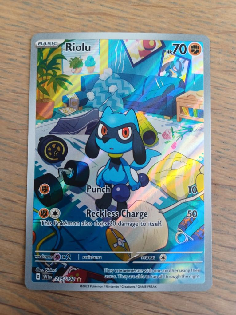 Riolu pokemon kaart, Ophalen of Verzenden, Nieuw, Losse kaart