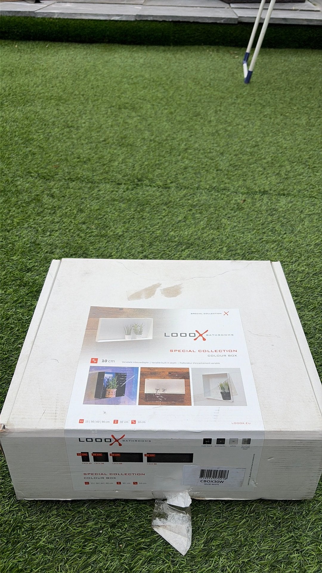 LoooX colorbox inbouwnis 30x30 White (CBOX30W), Overige typen, Nieuw, Minder dan 100 cm, 25 tot 50 cm