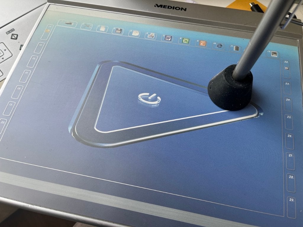 Medion tekentablet, Computers en Software, Ophalen of Verzenden, Gebruikt, Bedraad, Medion