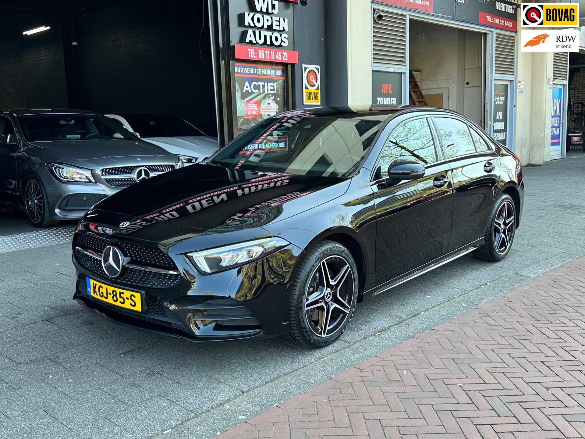 Mercedes-Benz A-klasse 250 e Business Solution AMG Limited C, Auto's, Gebruikt, Euro 6, 4 cilinders, 15 kWh