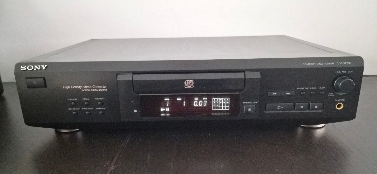 Sony cd speler CDP-XE530 met afstandsbediening, Ophalen of Verzenden, Sony