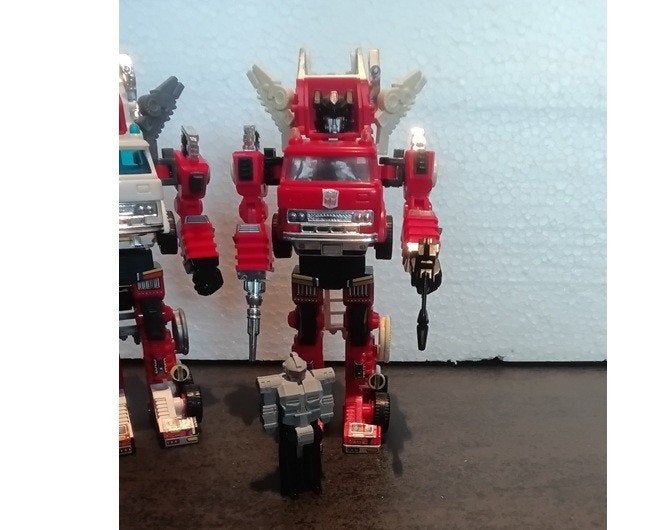 transformers - g1 targetmaster inferno - nightstick, G1, Ophalen of Verzenden, Nieuw, Autobots