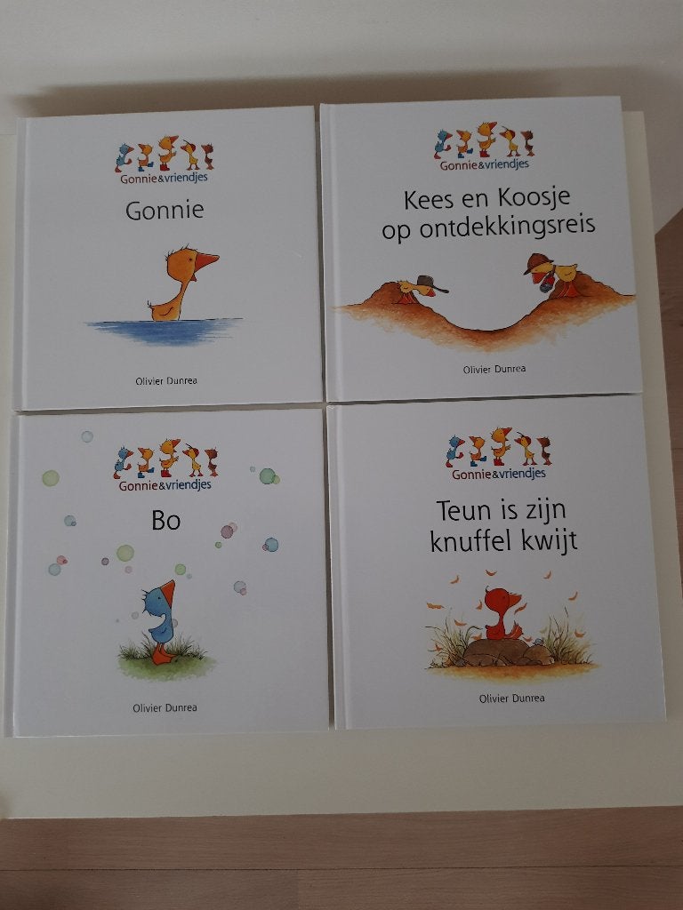 4 Gonnie en Gijsje boeken, Boeken, Kinderboeken | Baby's en Peuters, Ophalen of Verzenden, Gelezen