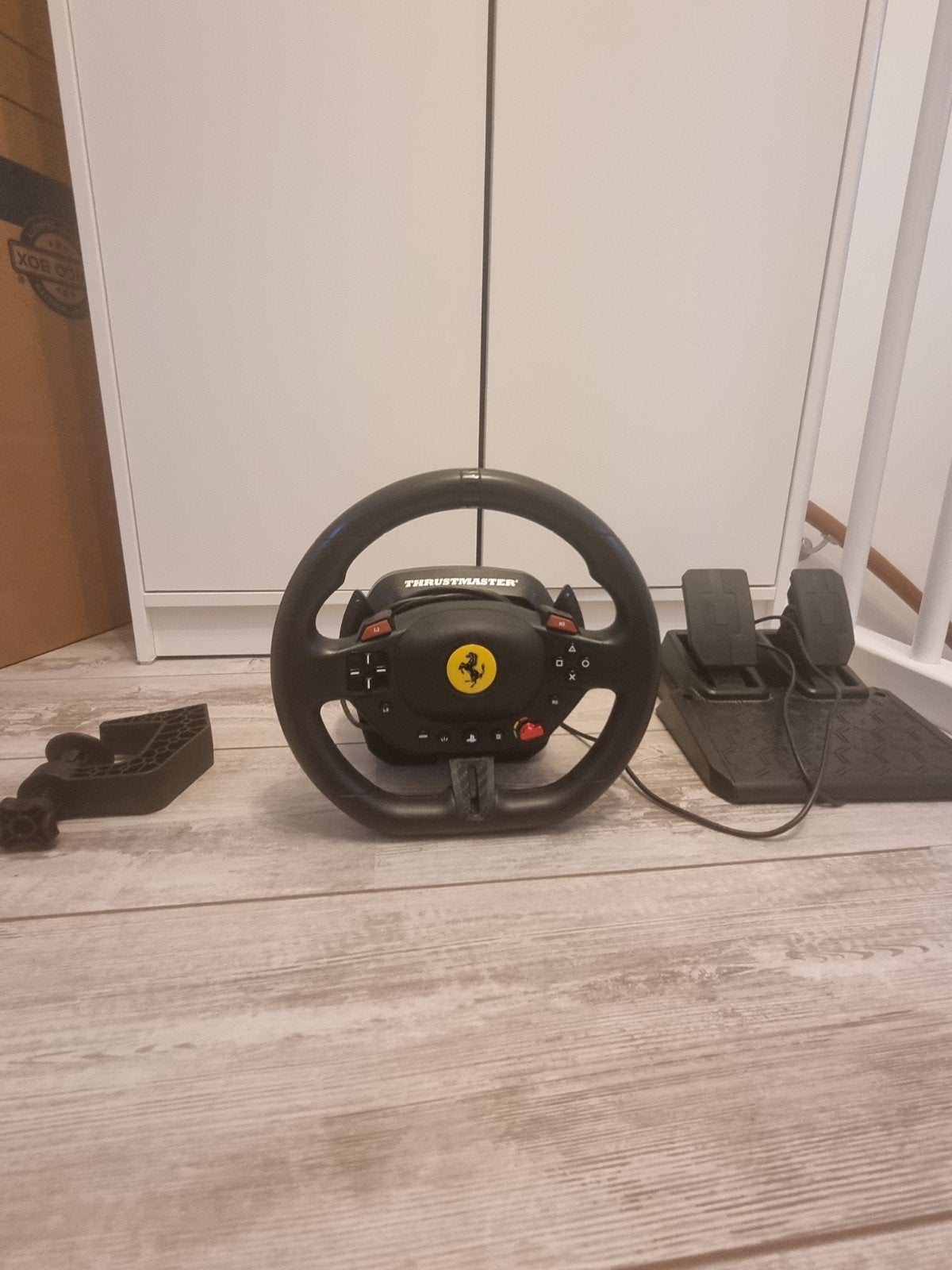 Thrustmaster Ferrari 458 Spider Racing Wheel + Pedalen, Ophalen, Overige merken, Gebruikt
