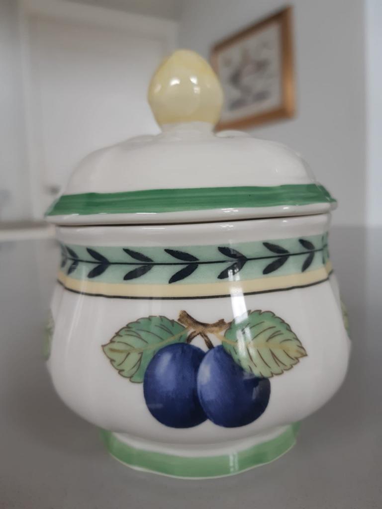 Suikerpot Villeroy en Boch French Garden Fleurence, Overige typen, Ophalen of Verzenden, Zo goed als nieuw, Overige stijlen