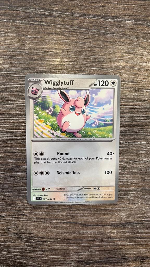 PFL Wigglytuff 077/094, Ophalen of Verzenden, Zo goed als nieuw