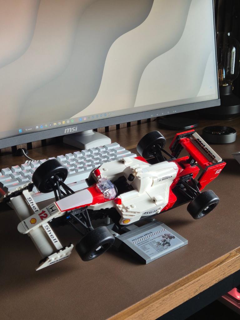 LEGO McLaren MP4/4 Ayrton Senna (10330) incl. doos en boekje, Ophalen, Lego, Zo goed als nieuw, Icons