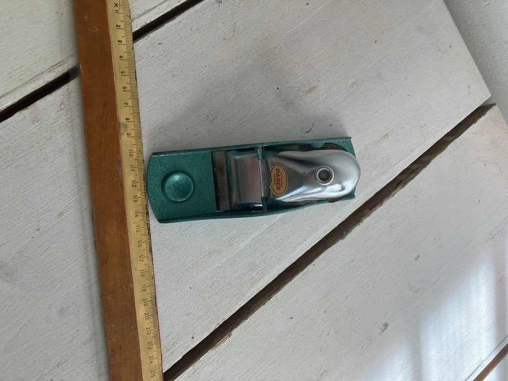Darex handig handschaafje van 5 x 16 cm. , Antiek en Kunst, Antiek | Gereedschap en Instrumenten, Ophalen of Verzenden