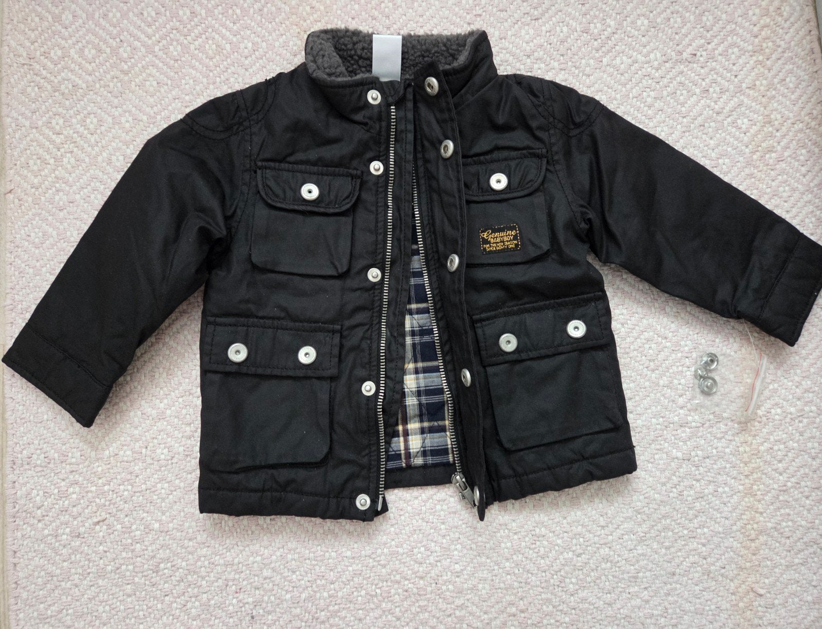 Nieuwe Zara jongens herfst/winter jas maat 74, Nieuw, Ophalen of Verzenden, Zara, Jasje