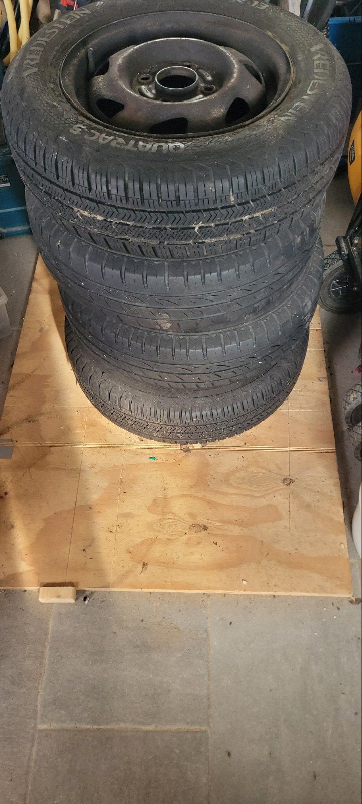 Banden met Velgen (165/70 R13), Ophalen, Gebruikt, 13 inch, Banden en Velgen