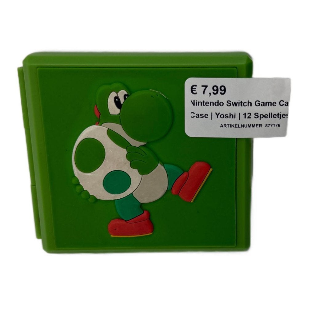 Nintendo Switch Game Card Case | Yoshi | 12 Spelletjes, Dordrecht@usedproducts.nl, 1 speler, Ophalen of Verzenden, Zo goed als nieuw