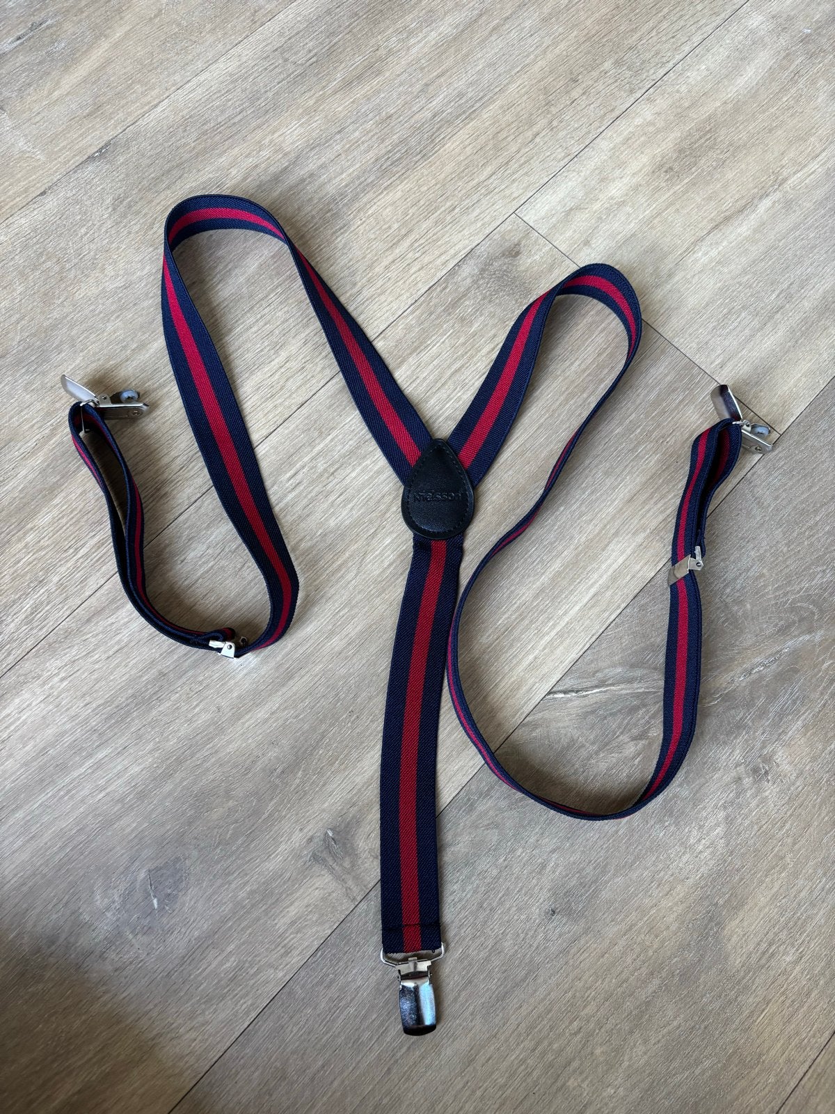 Nieuwe nielsson Bretels - Rood/Blauw gestreept, Ophalen of Verzenden, Nieuw