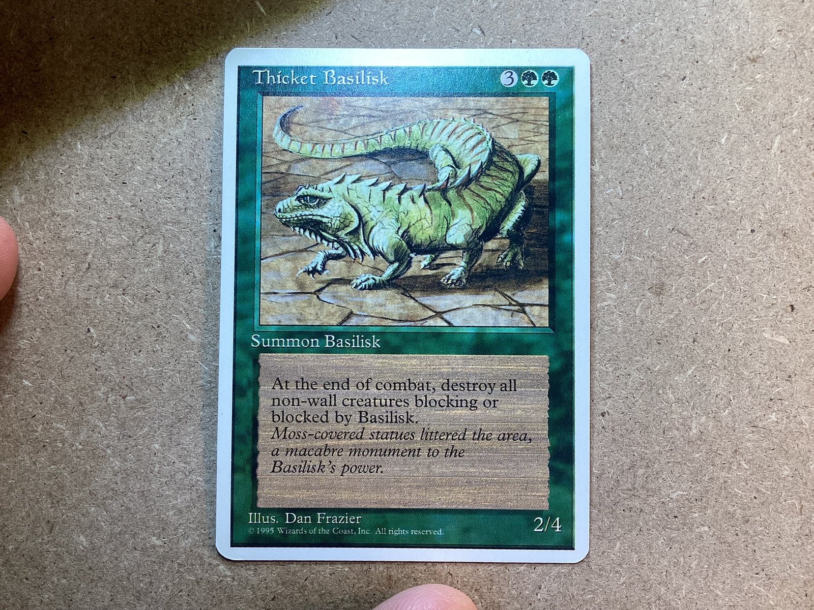 1x Thicket Basilisk (Near Mint), Ophalen of Verzenden, Zo goed als nieuw, Losse kaart