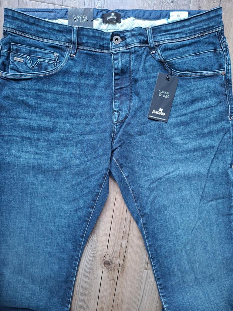VANGUARD V12 slimfit jeans W38 L32, W36 - W38 (confectie 52/54), Blauw, Nieuw, Ophalen of Verzenden