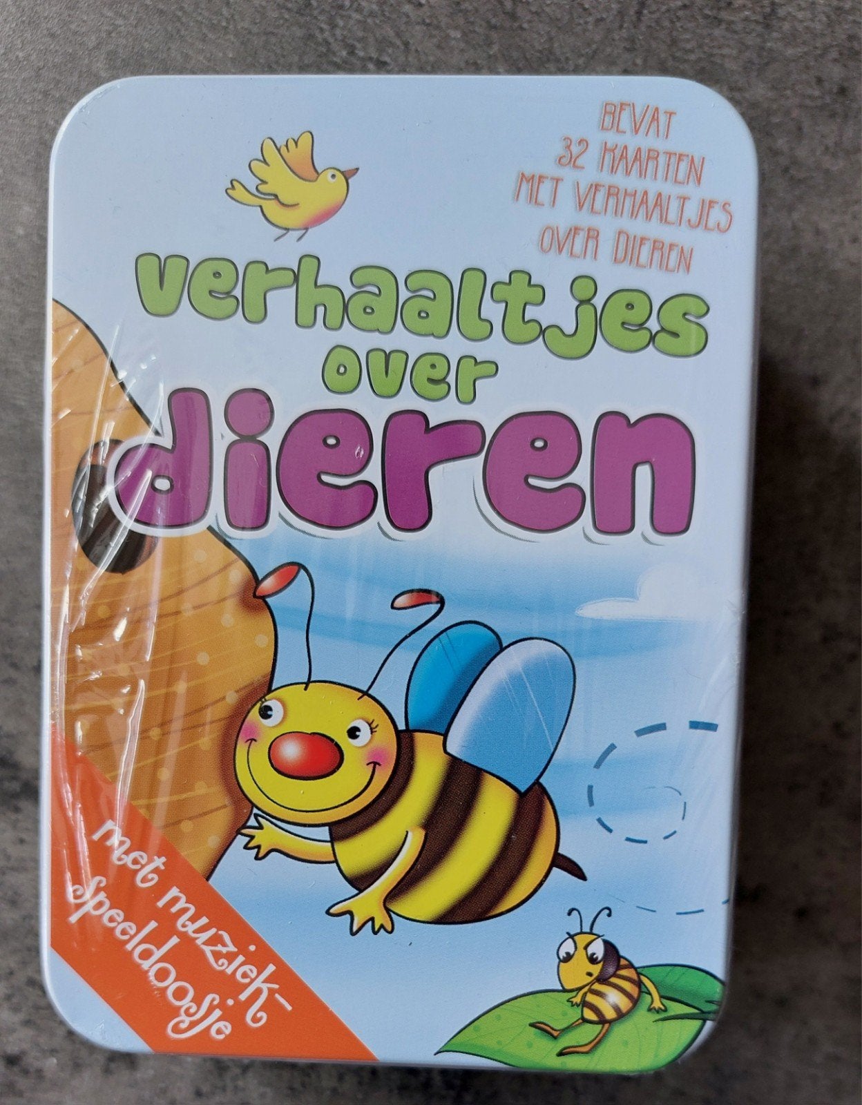 Verhaaltjes over dieren met muziekdoosje, Ophalen