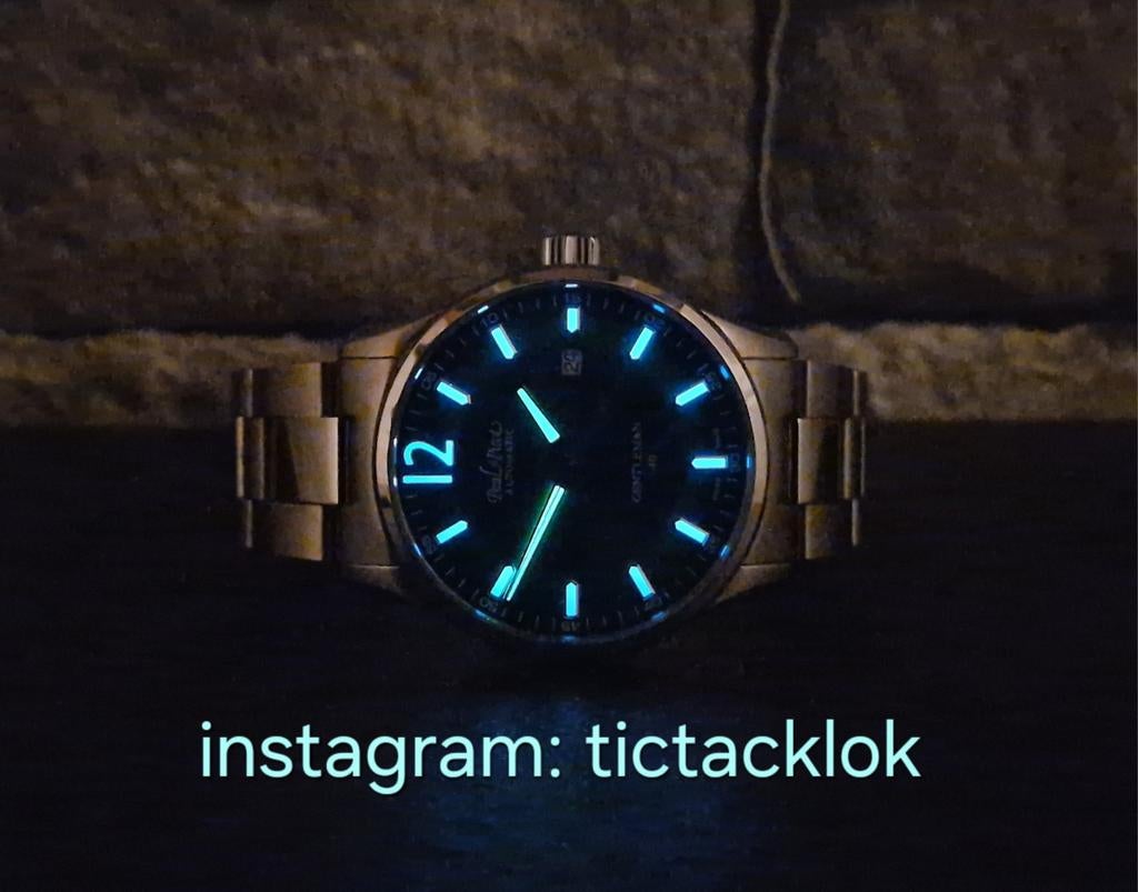 Paul Picot Gentleman 40 Automatic Full Set 2023 + Extra Band, Sieraden, Tassen en Uiterlijk, Horloges | Heren, Overige merken