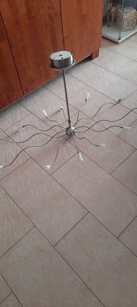 stijlvolle hanglamp, Ophalen, GU10, Zo goed als nieuw, Glas