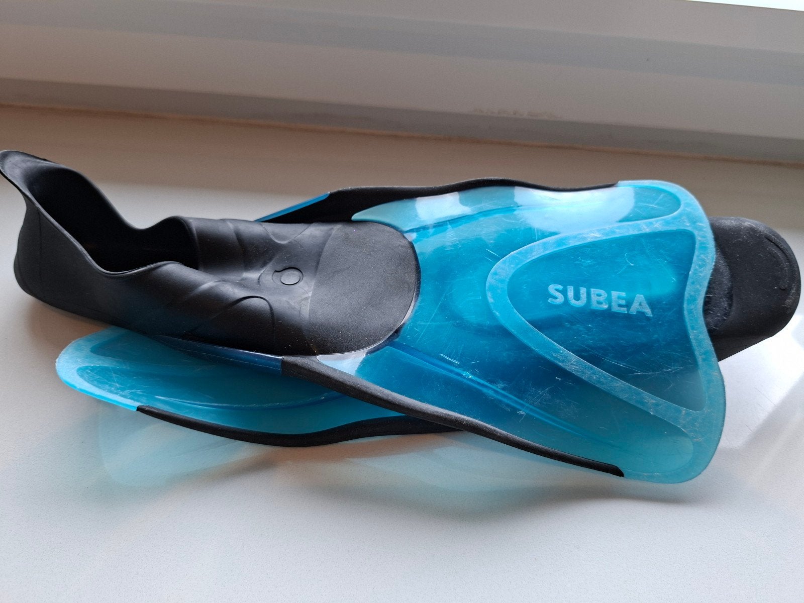 Vinnen zwemvliezen flippers Subea Decathlon maat 28/29, Ophalen of Verzenden, Gebruikt, Snorkelvinnen