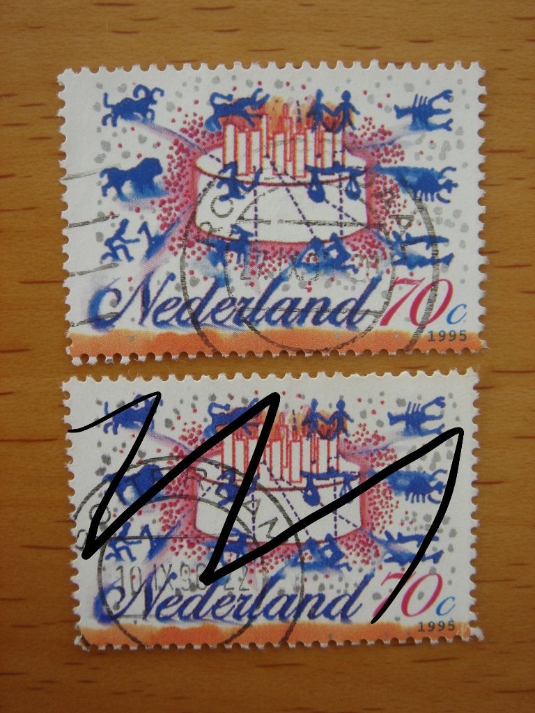 Sterrenbeelden 1x NVPH 1646, Postzegels en Munten, Postzegels | Nederland, Ophalen of Verzenden, Na 1940, Gestempeld