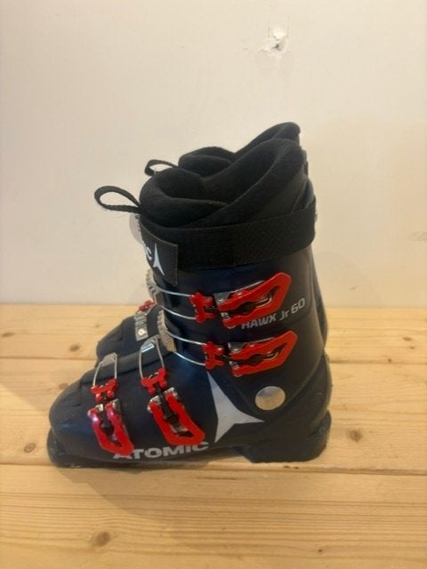 Atomic Hawx Jr 60 Kinder skischoenen maat 24.5(38) Netjes, Info@atomic.com, Gebruikt, 100 tot 140 cm, Schoenen