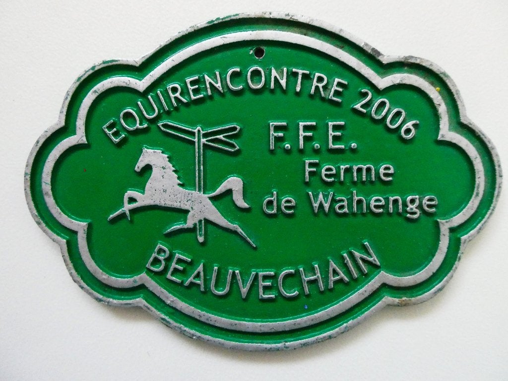 12 Plaquette's troffee paardensport paard België / Frankrijk, Antiek en Kunst, Ophalen of Verzenden