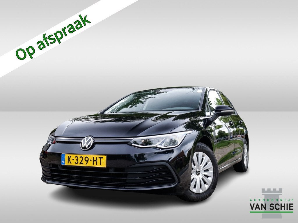 Volkswagen Golf 1.0 TSI Golf 1e-Eig. & Dealer-Onderh BOVAG-G, Auto's, Volkswagen, Stof, Gebruikt, Parkeersensor, Zwart