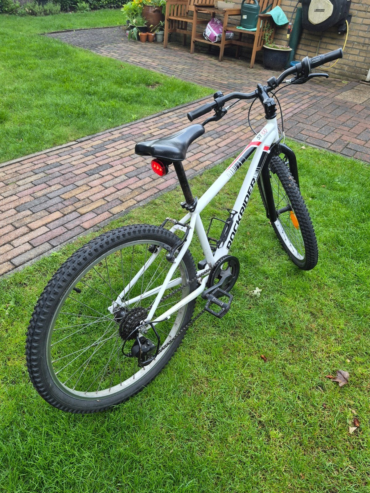 Rockrider ST100 Mountainbike - Wit, Gebruikt, Gebruikt, Versnellingen, Minder dan 49 cm, Ophalen