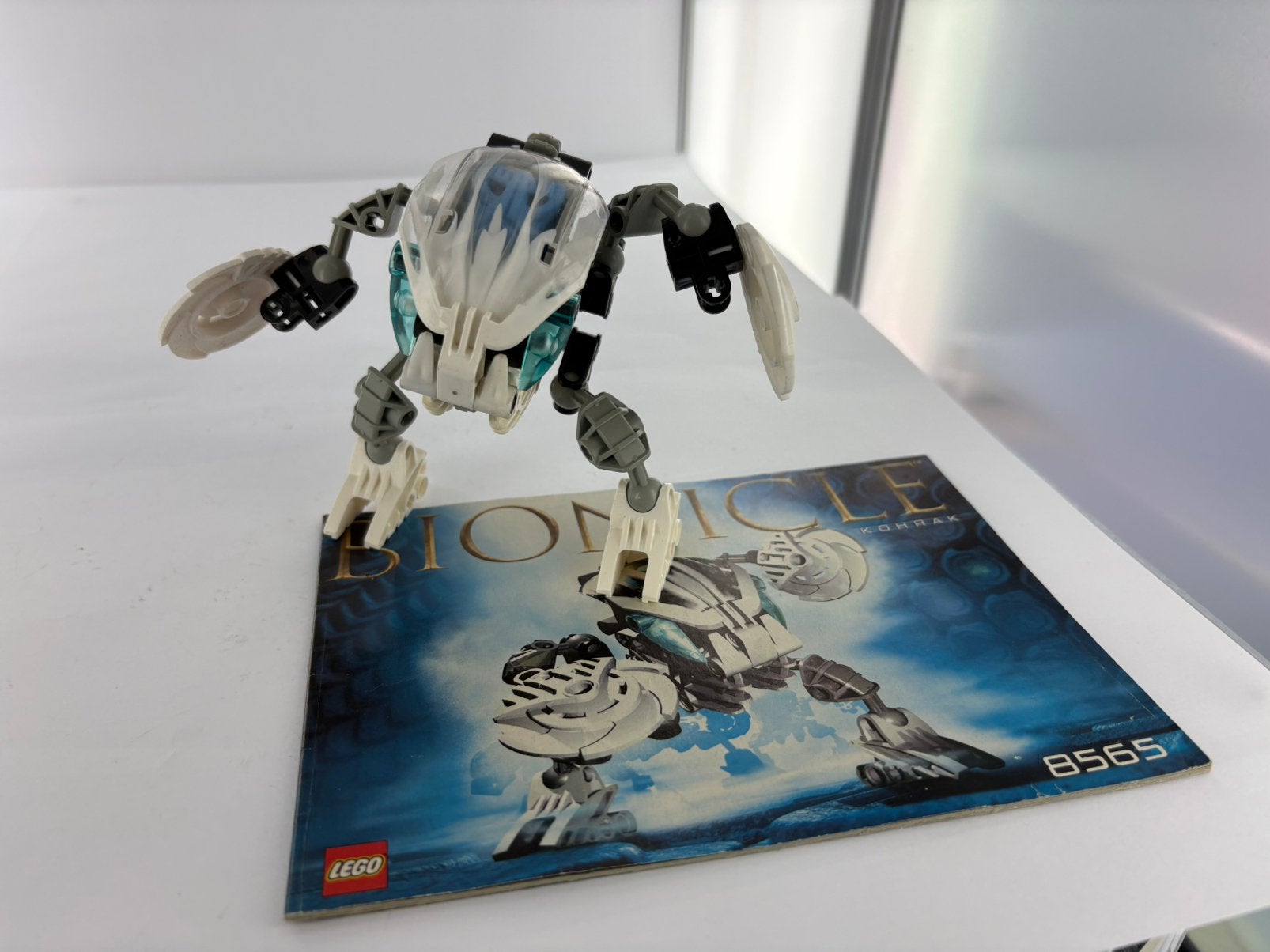 LEGO 8565 Kohrak (BIONICLE) - Compleet, Gebruikt, Bionicle, Lego, Inclusief instructies