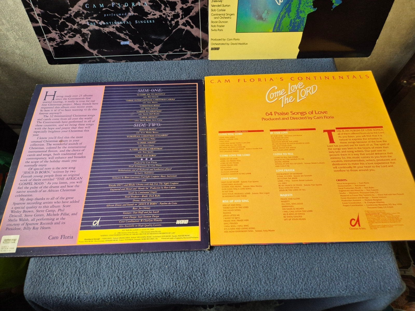 4 LP's van de Continental Singers, LP, Gebruikt, Overige genres, Ophalen of Verzenden
