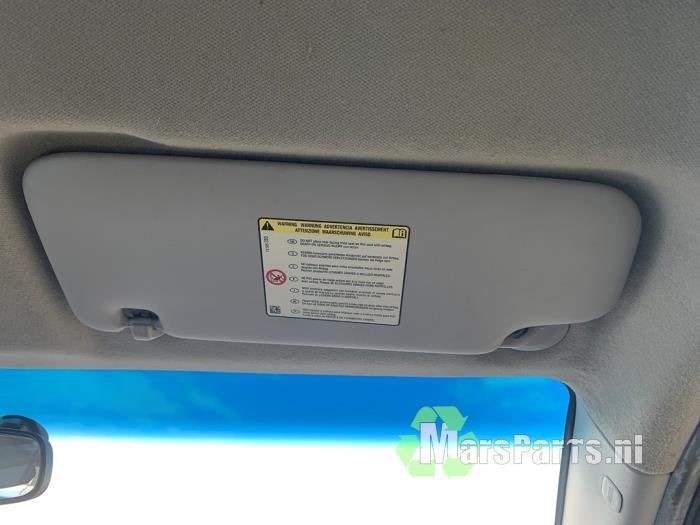 Zonneklep van een Chevrolet Spark, Auto-onderdelen, Interieur en Bekleding, Gebruikt, -, Ophalen of Verzenden, -