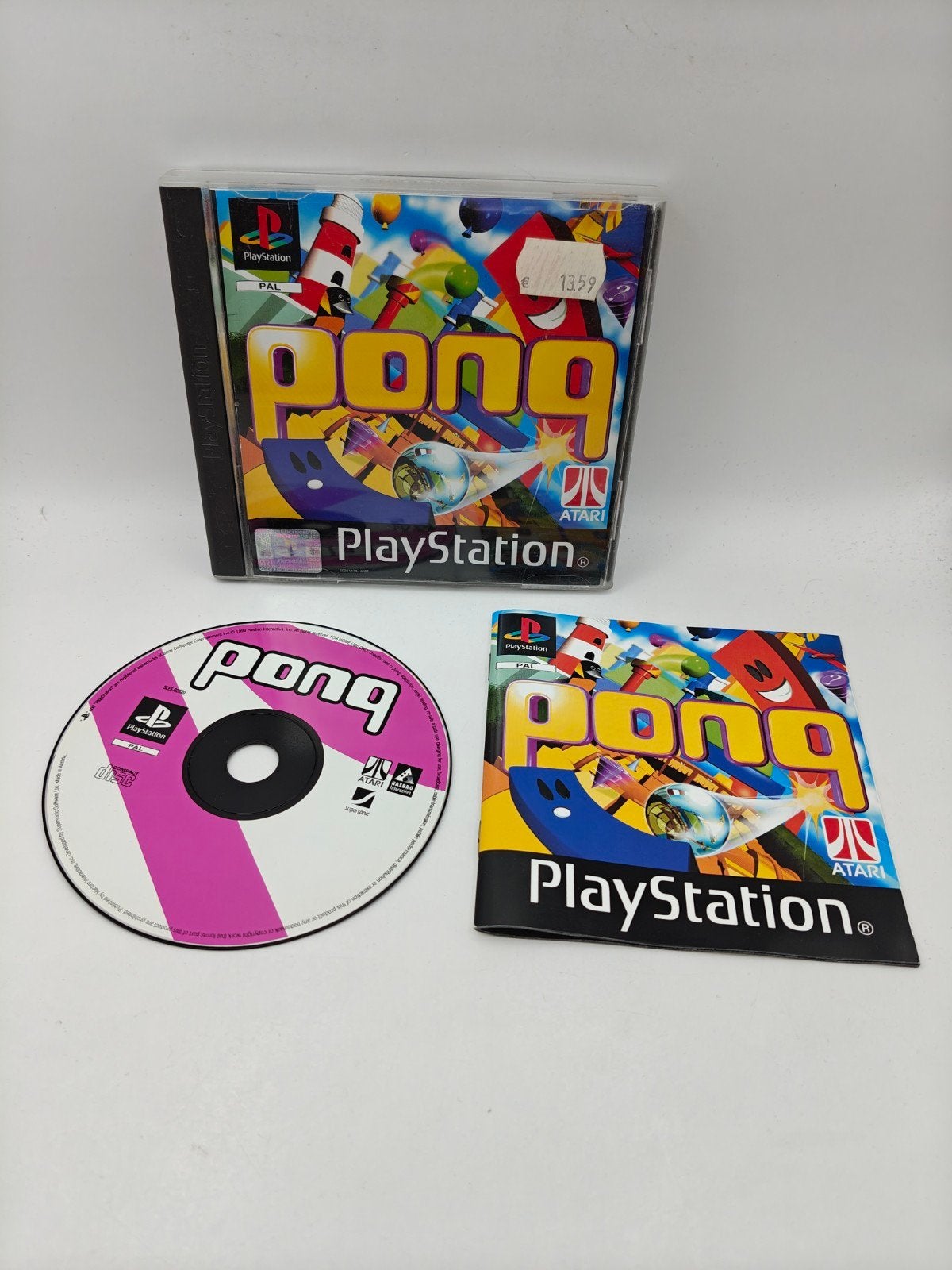 Pong PS1, Gebruikt, Atari, Overige genres, Onbekend